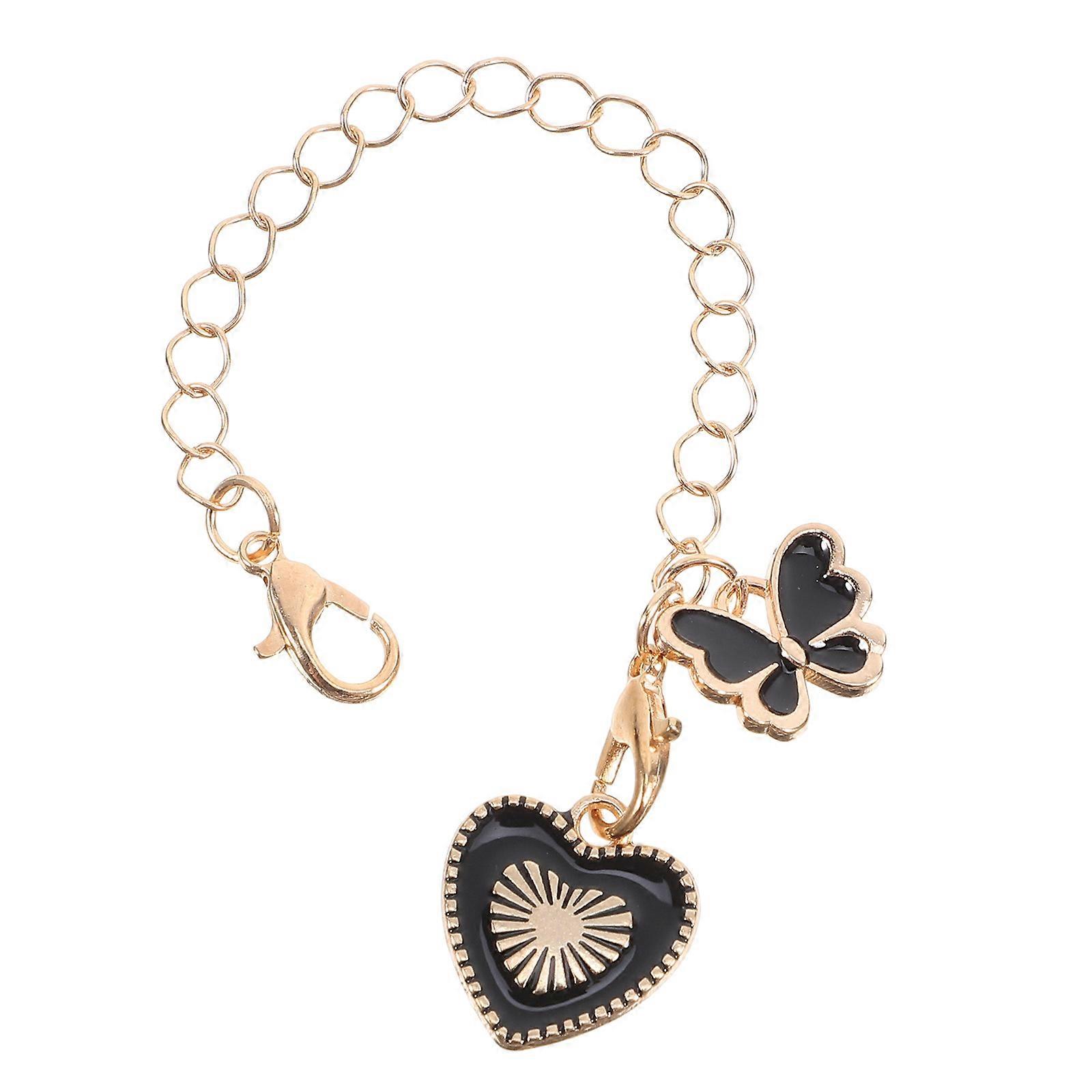 Tumbler Cup Handle Charm Iron Black Charming Design Reusable Drink Label Tag for Key Use