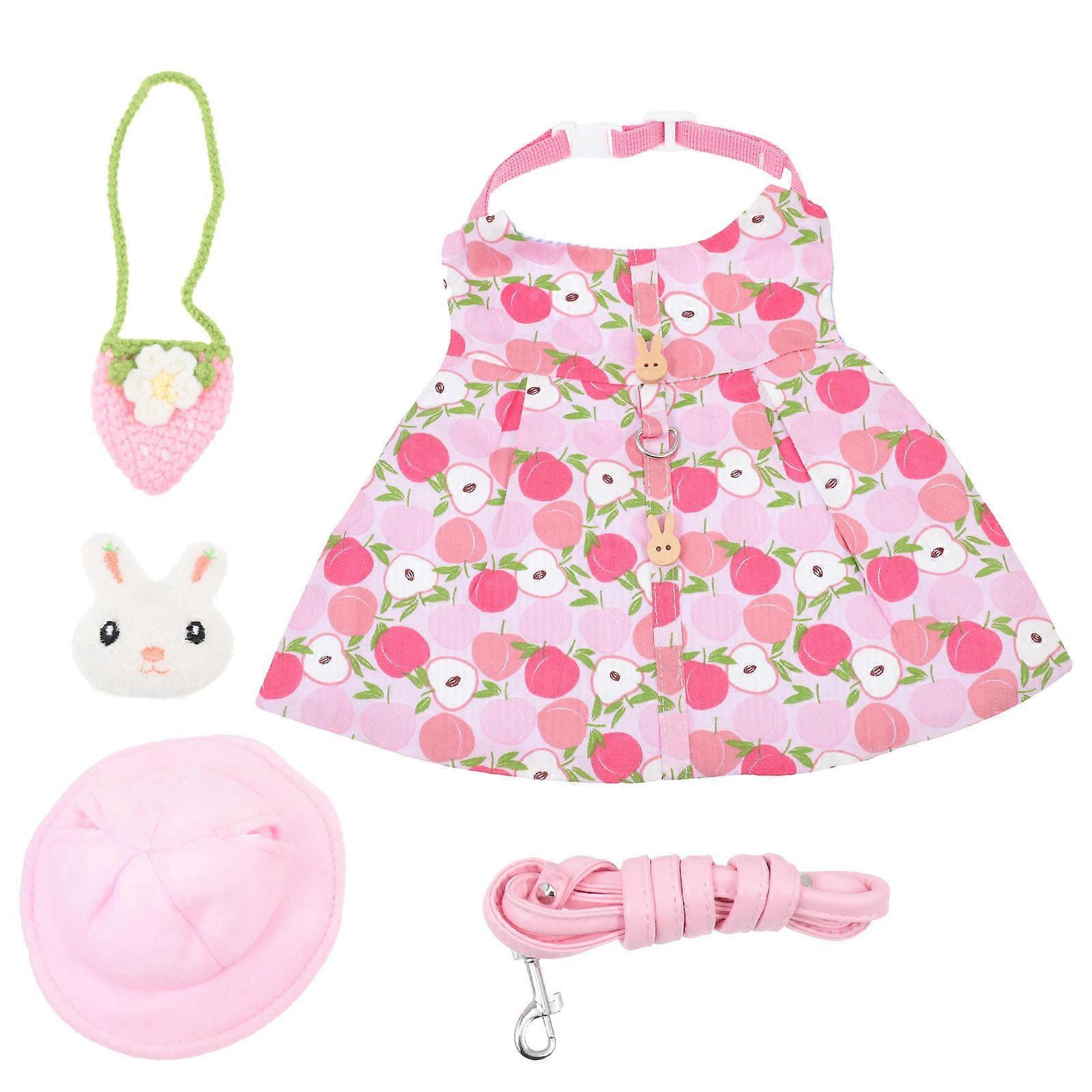 Rabbit Harness Rope Bunny Harness Vest for Decoration Use 1Set