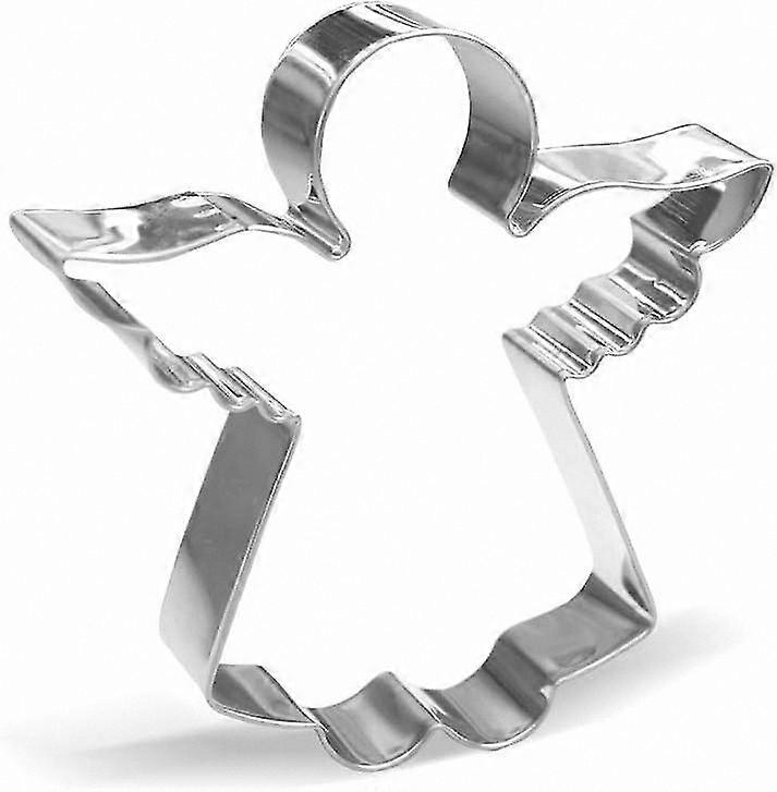 4.3" Angel-Shaped Cookie Cutter, Durable Stainless Steel Baking Tool