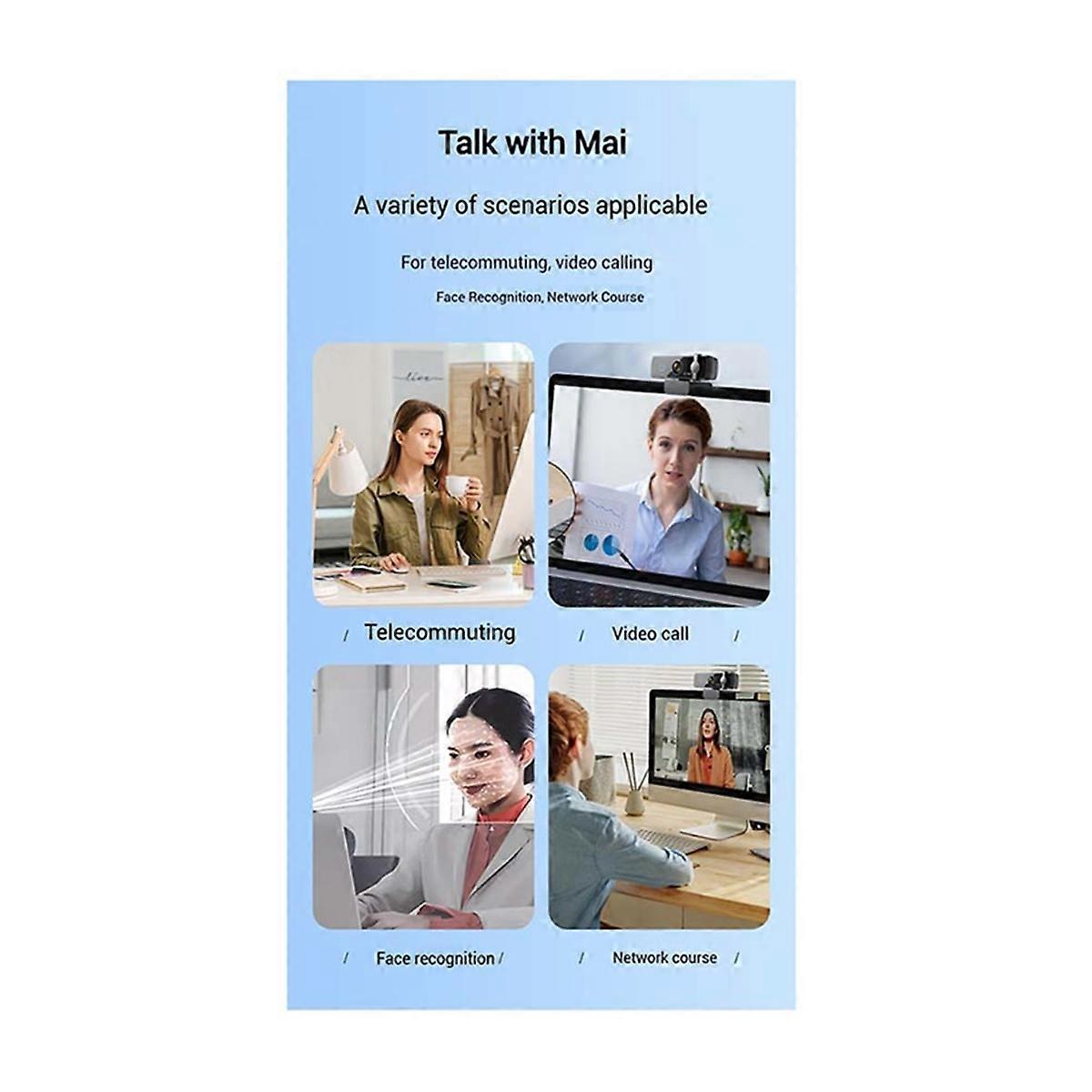 USB Online Mini PC 1080P Professional Video Microphone Photo Student