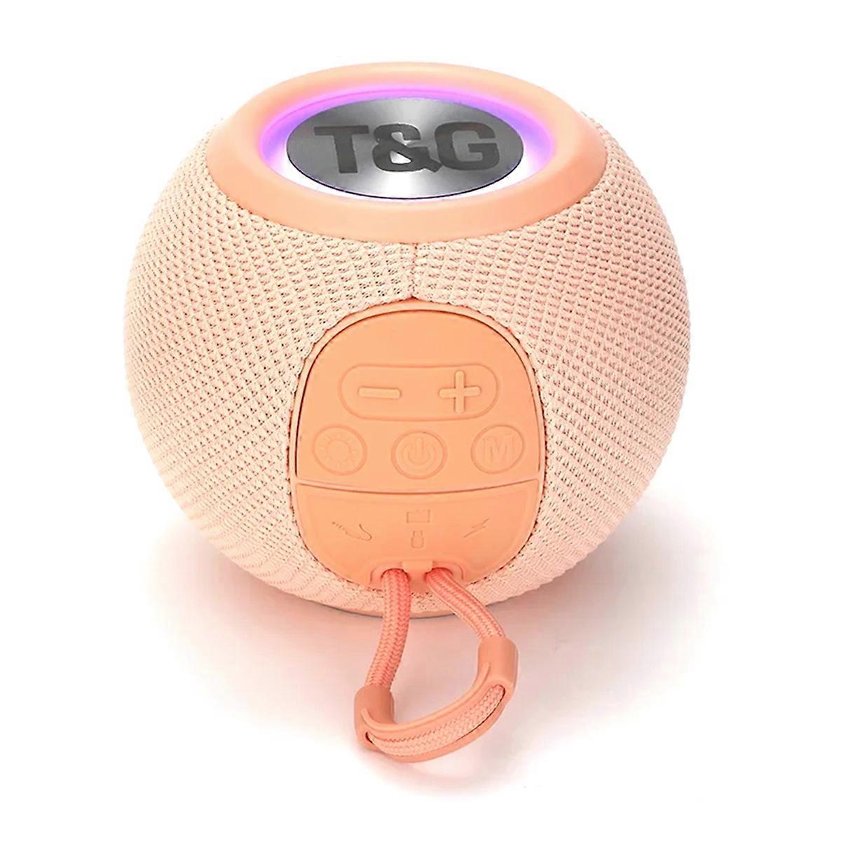 T&G TG337 Bluetooth Speaker Wireless Mini Loudspeaker pink