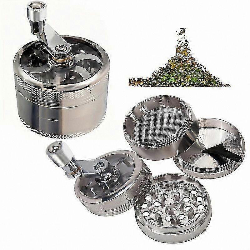 Manual Grinder for Nuts and Spices Including Nutmeg Ginger Rock Salt and Peppercorn Hand Operated Crushers