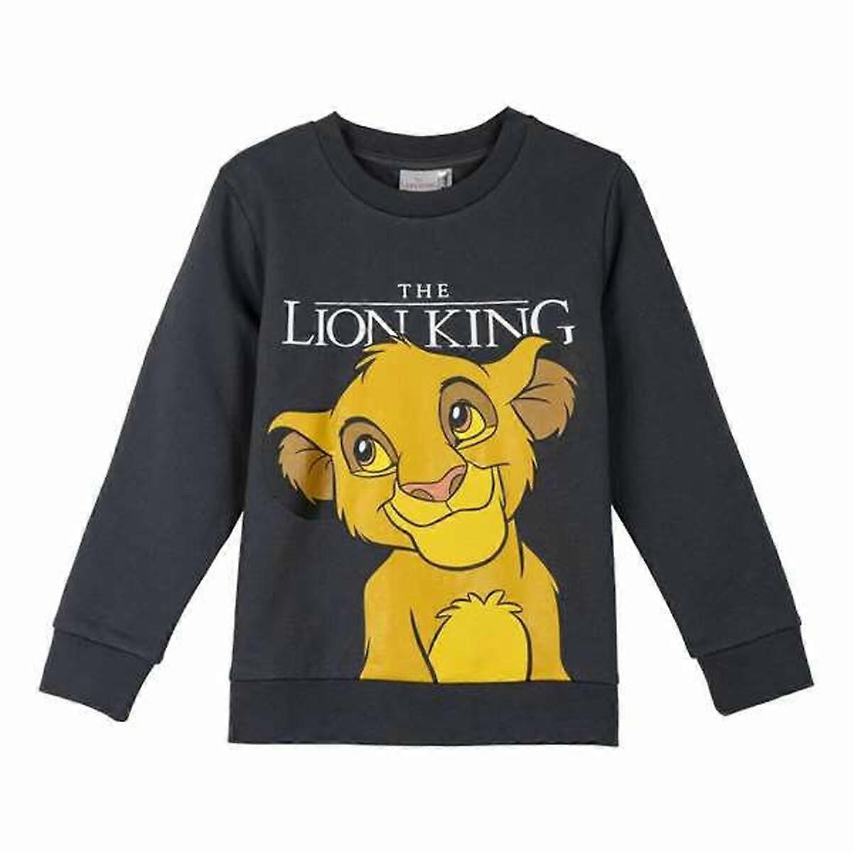 Unisex Sweatshirt without Hood The Lion King Dark grey