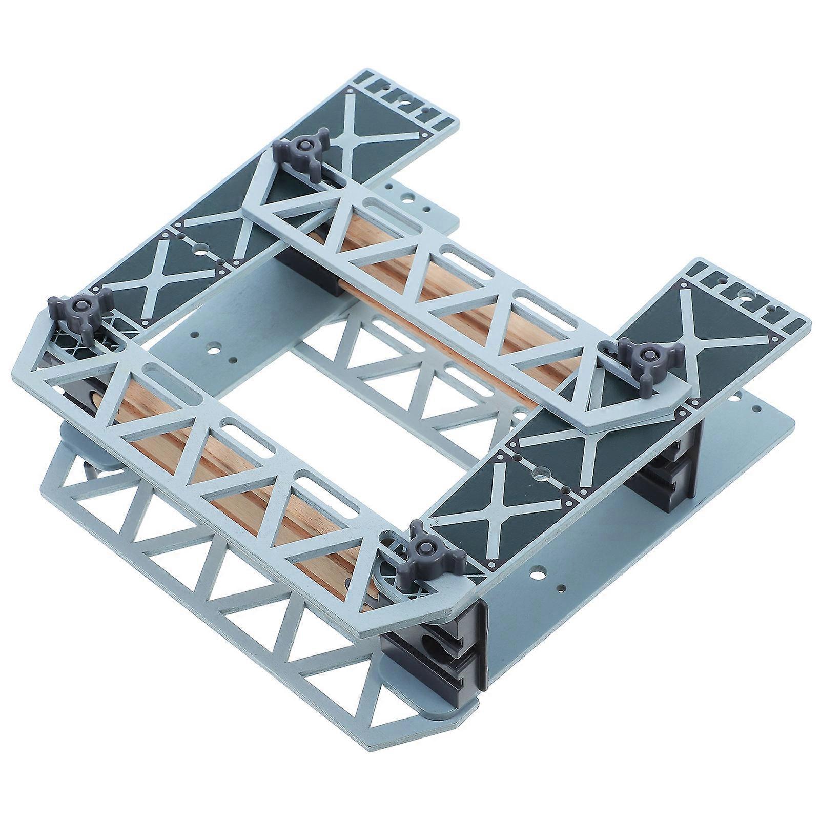 Train Wooden Bridge Model with Durable Wood Material for Kids