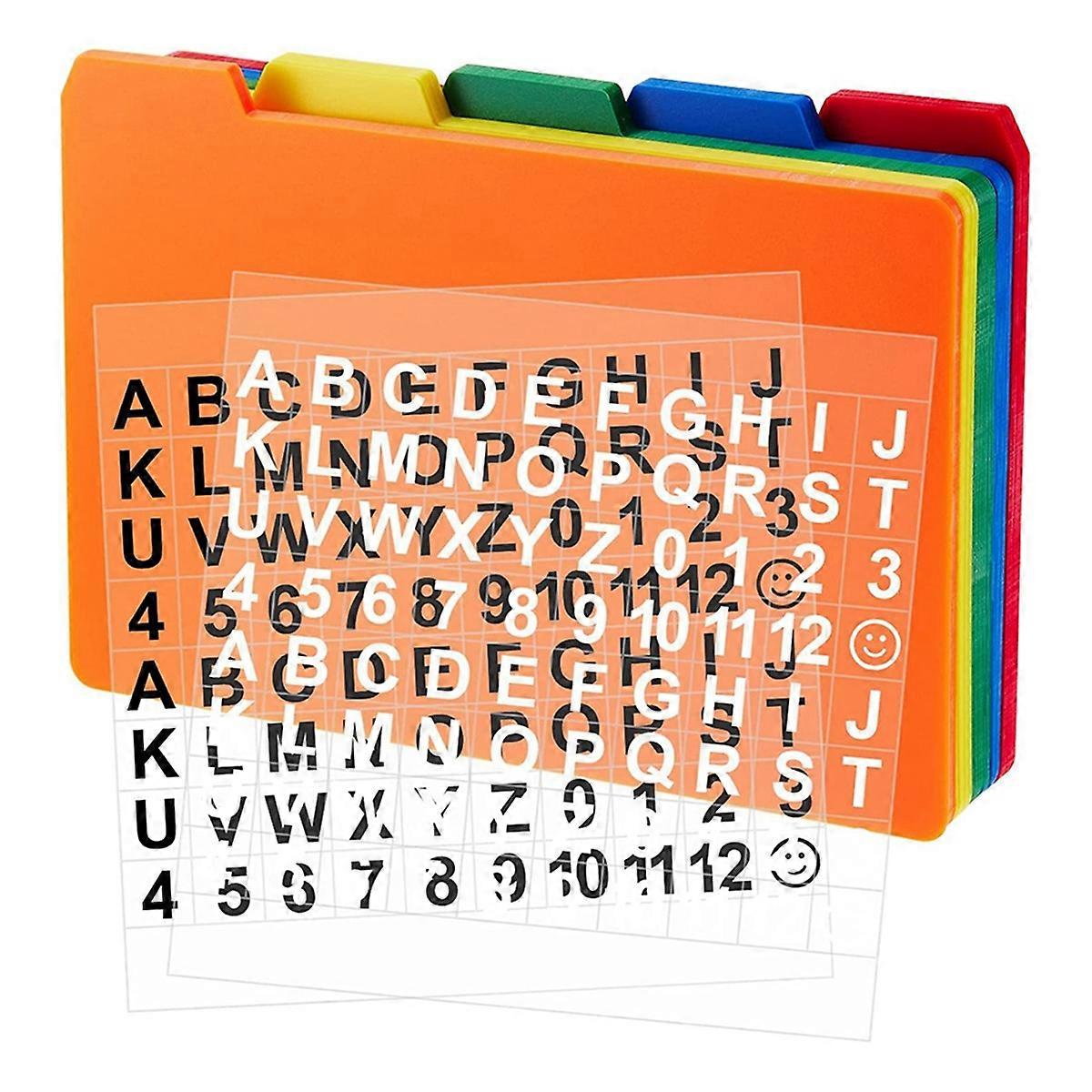 File Folders, 50Pack Two-Tone Color File Folders Letter Size