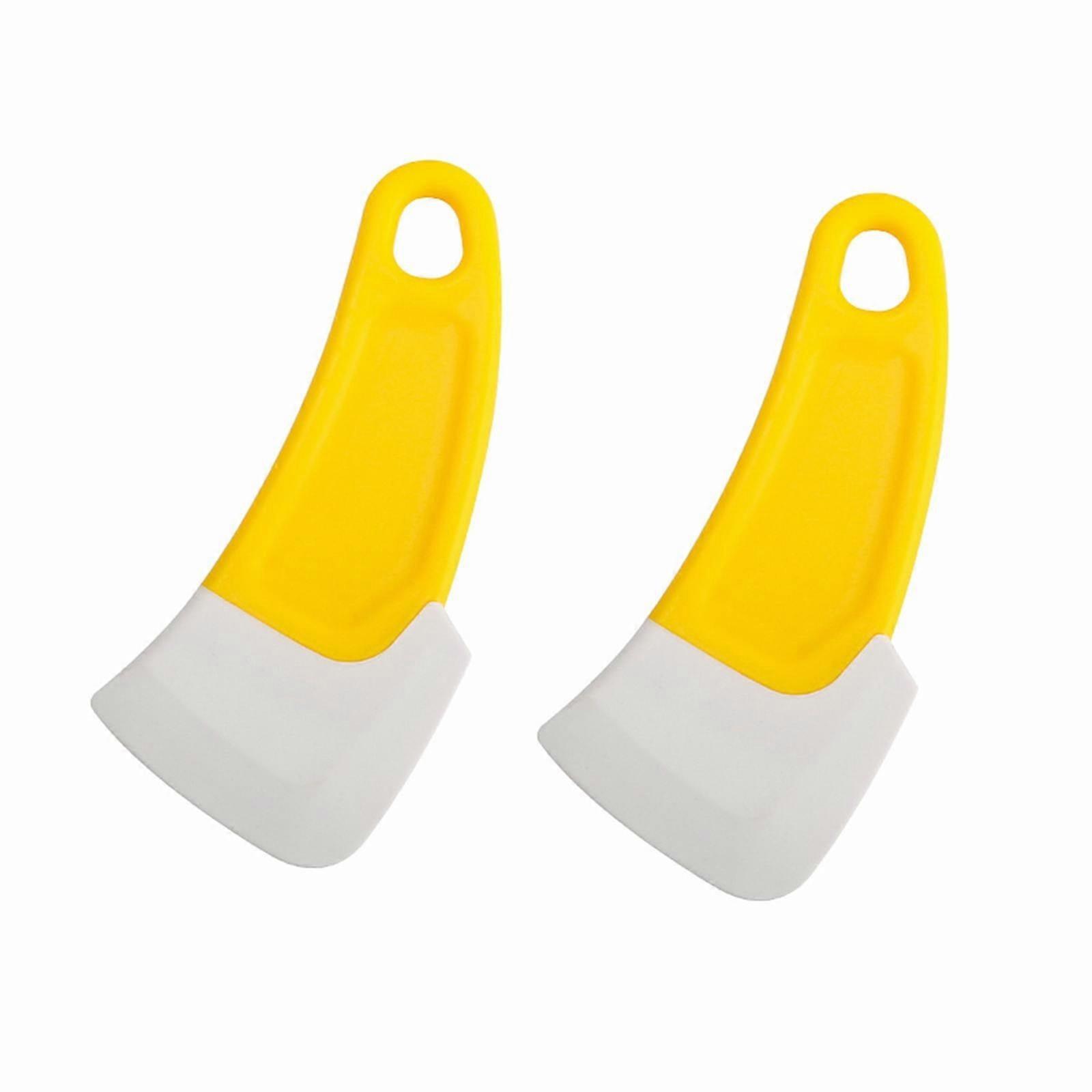 Runskmd Food Grade Silicone Spatula, Reusable Pan Scraper, Compatible with Non-Stick Cookware, Upgraded Scratch-Free Kitchen Tool