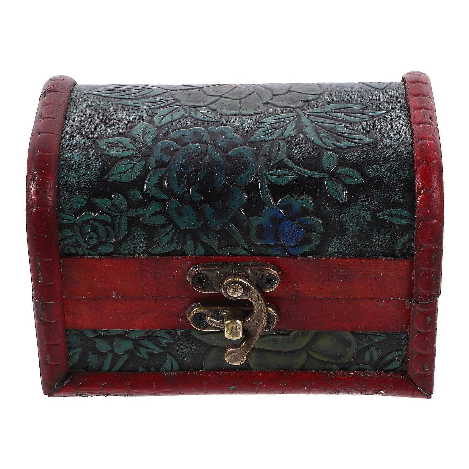 Wooden Box 3Pcs Rectangular Jewelry Storage Solution Elegant Design for Film Production and Decorative Use