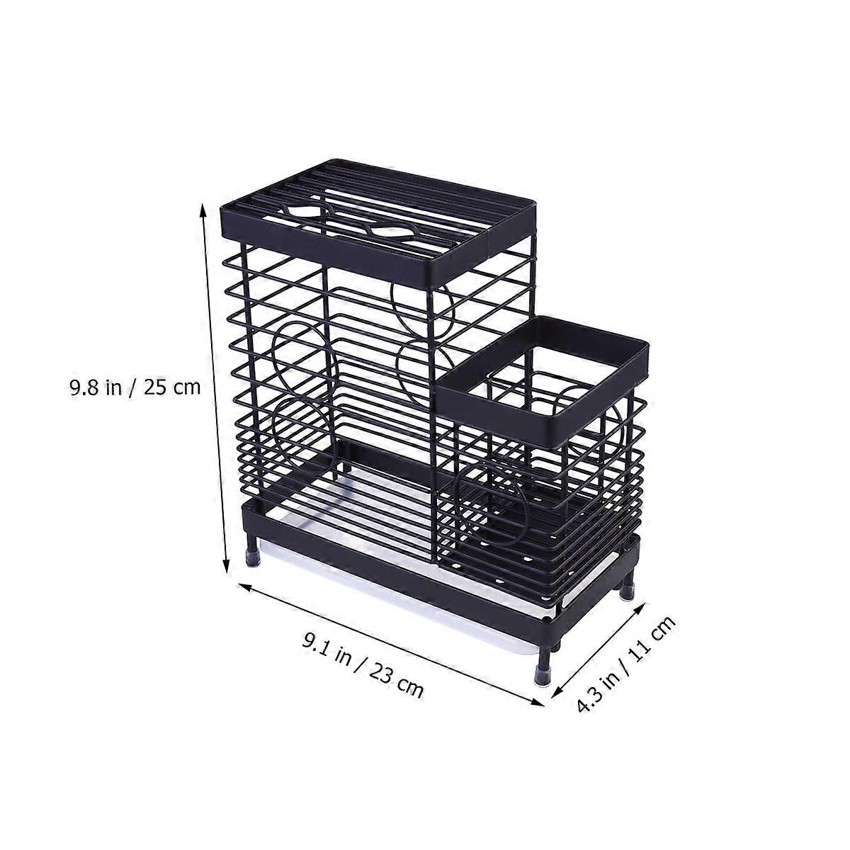 Multi-Functional Kitchen Utensil Rack Organizer 9.82X9.04X4.32In Storage Tool 1Pcs