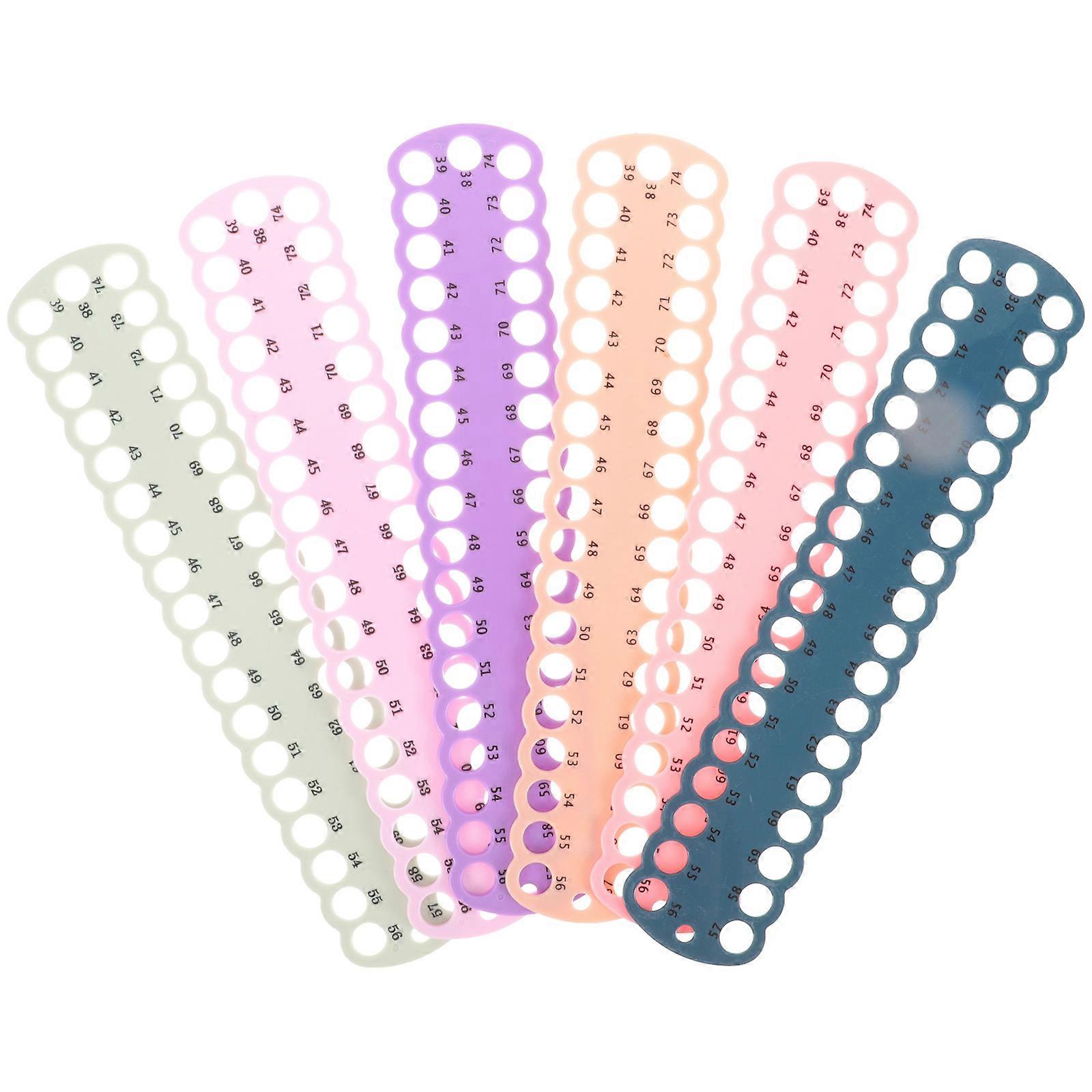 Embroidery Thread Winding Plate 18Pcs Suitable For Handicraft Lovers 30X6Cm Assorted Color Storage System
