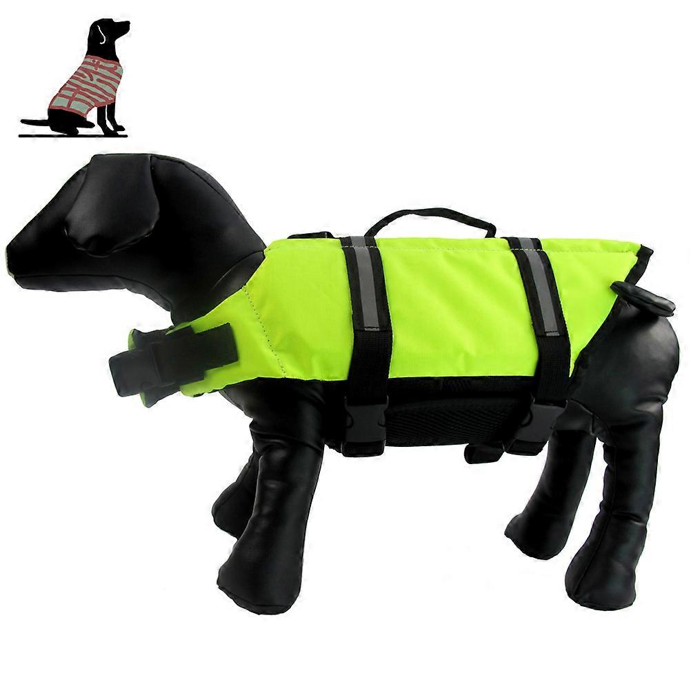 Jacket Breathable Pet Life Preserver for 3Pcs Light Green Puppy Use