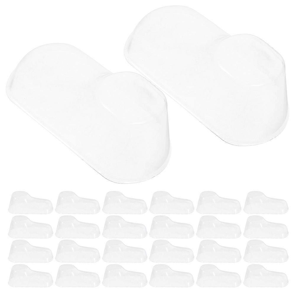 Toddler Booties Display Stands 100Pcs Clear Shoe Shaper for Baby Shoes Support Inner Structure 10.80X5.10X3.80CM PVC For Home Use