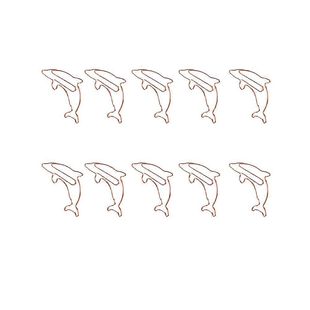 Metal Dolphin Shape Note Clips Designed For Office Work Suitable For Professionals With 20Pcs