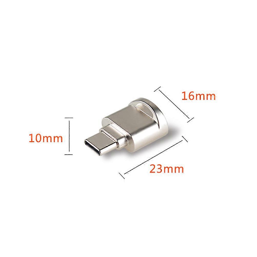 Type C to USB Adapter USB Type C Adapter for USB-C Enabled Devices Silver Otg Support 1Pack