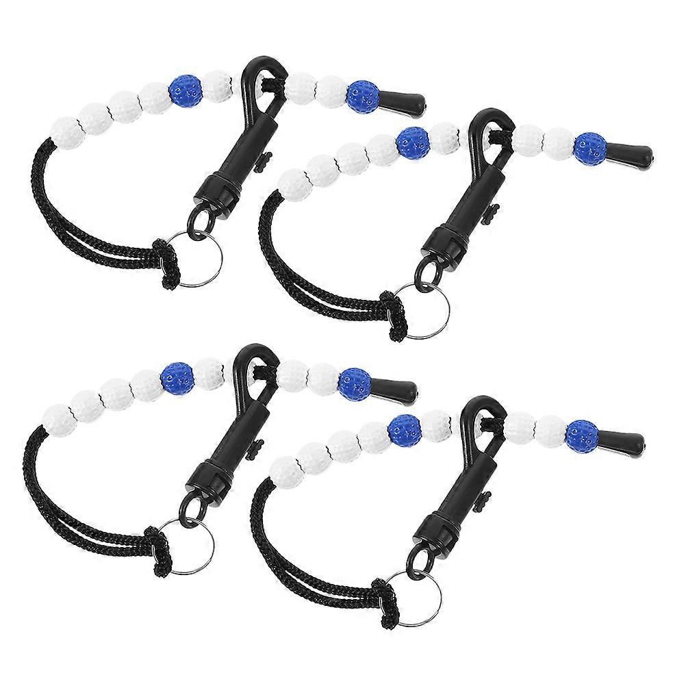 Golf Scoring Tool Bead Bracelet for Keeping 12Pcs