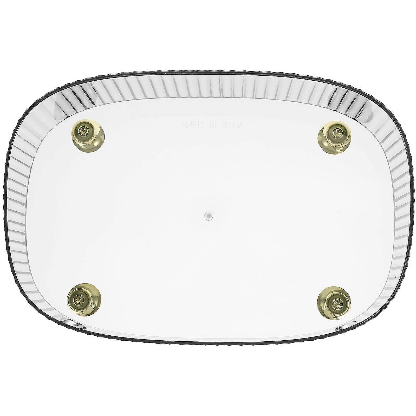 Square Cosmetic Organization Tray For Home Use Elegant Design 27X18X8.8CM 2Pcs