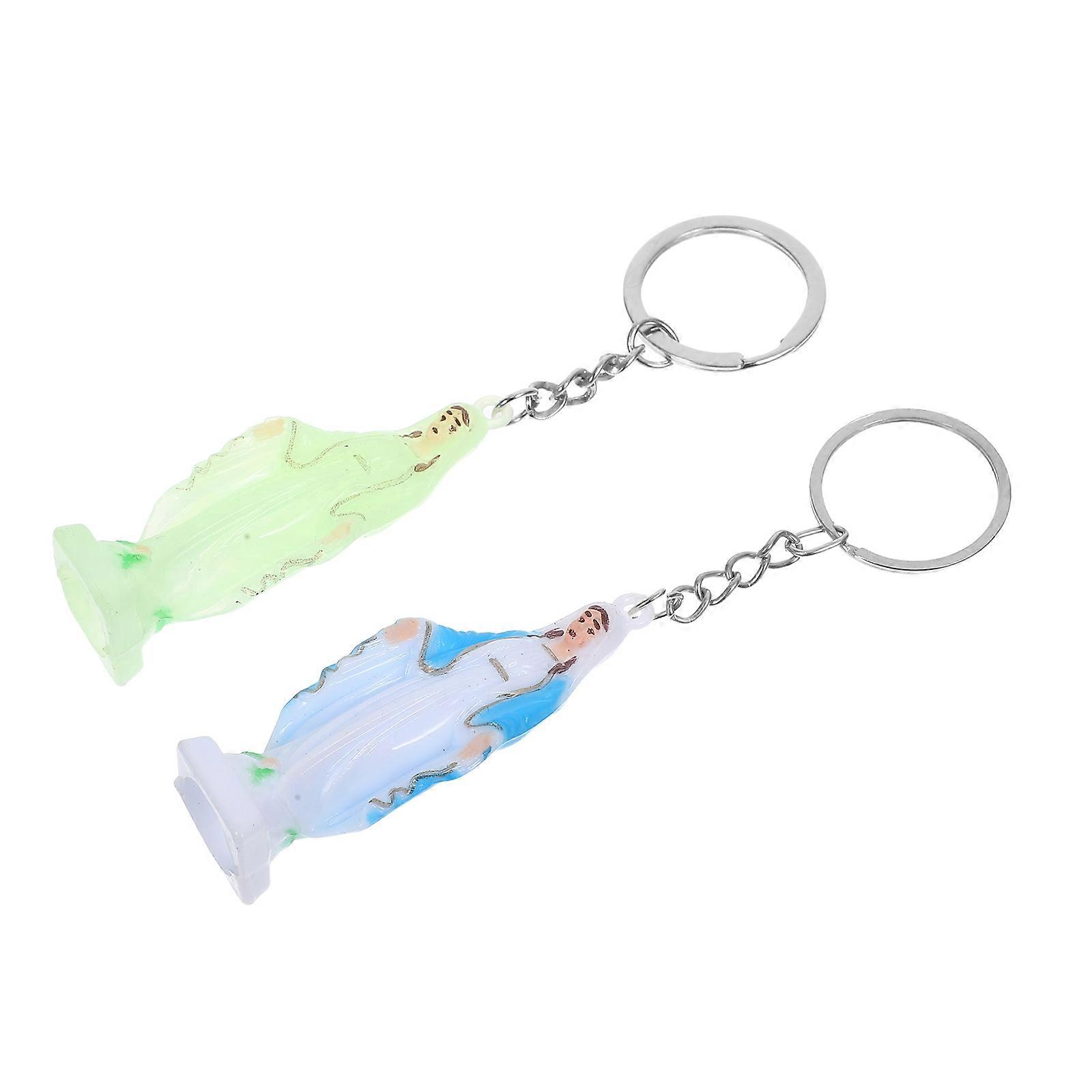 Virgin Mary Keyrings for Holding Use 10Pcs Multi-Functional Bag Accessory