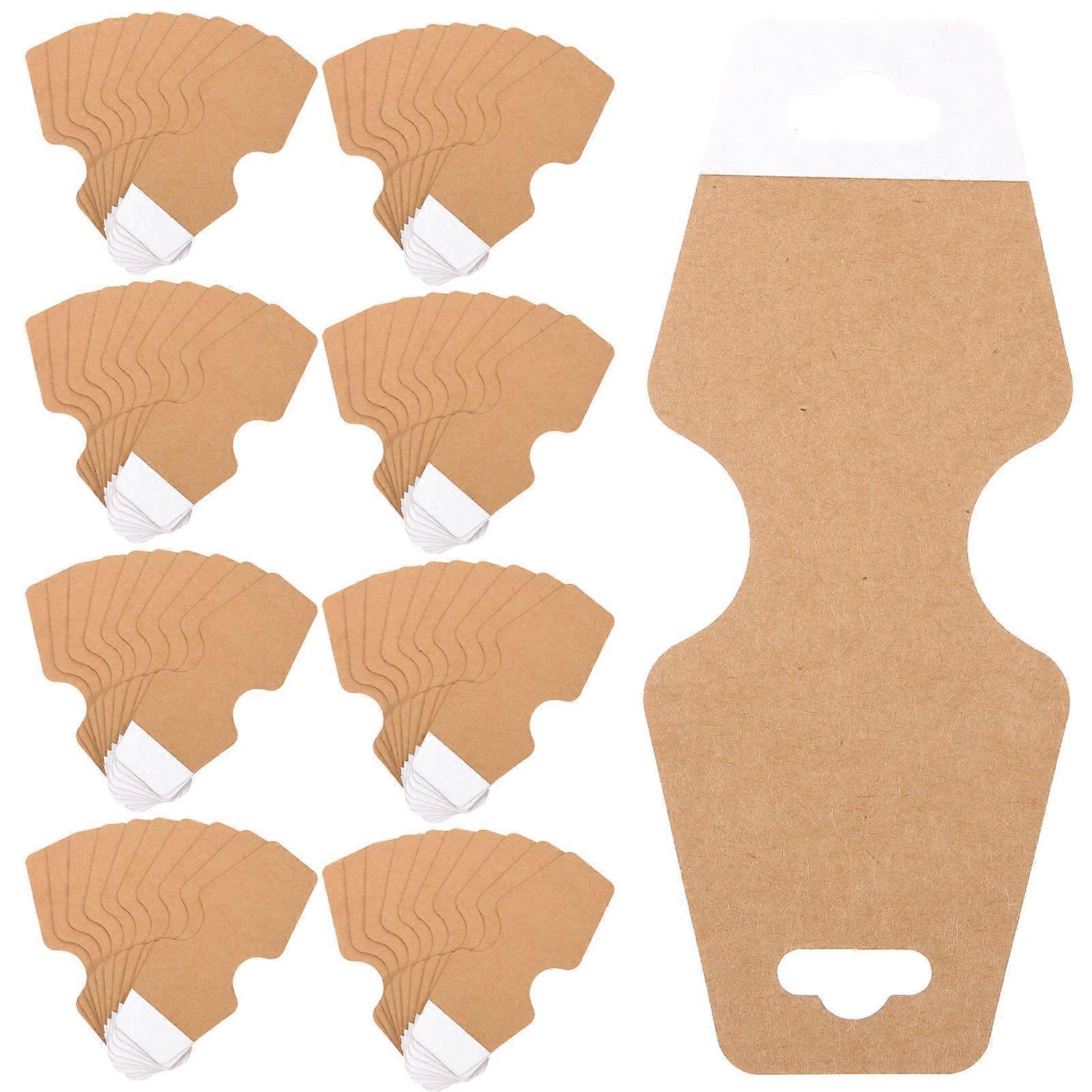 Jewelry Cards 400Pcs Simple Design Paper For DIY Users Storage Rectangle Lightweight Easy To Use