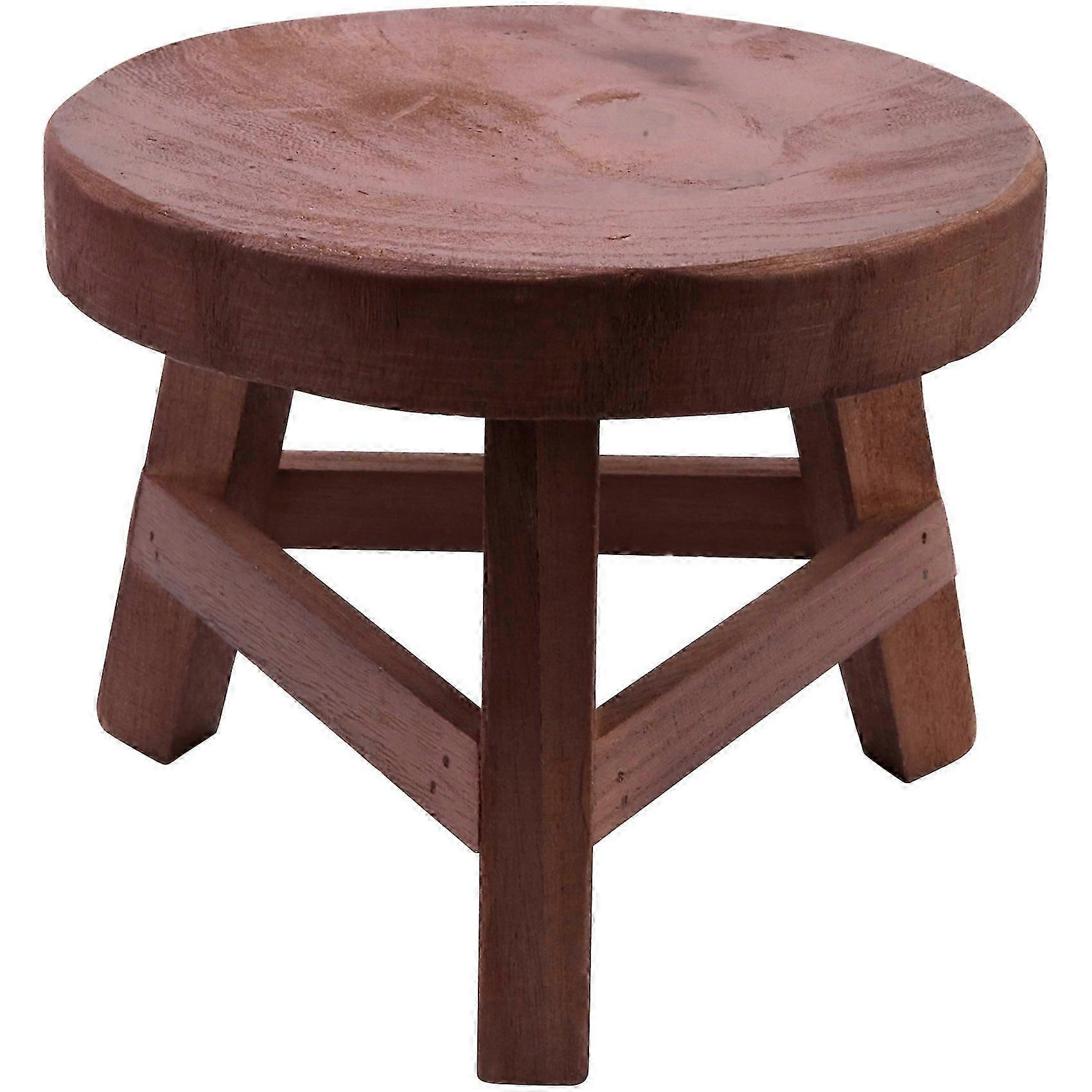 Wooden Plant Stand, High Stool Plant Stand Multi-Function
