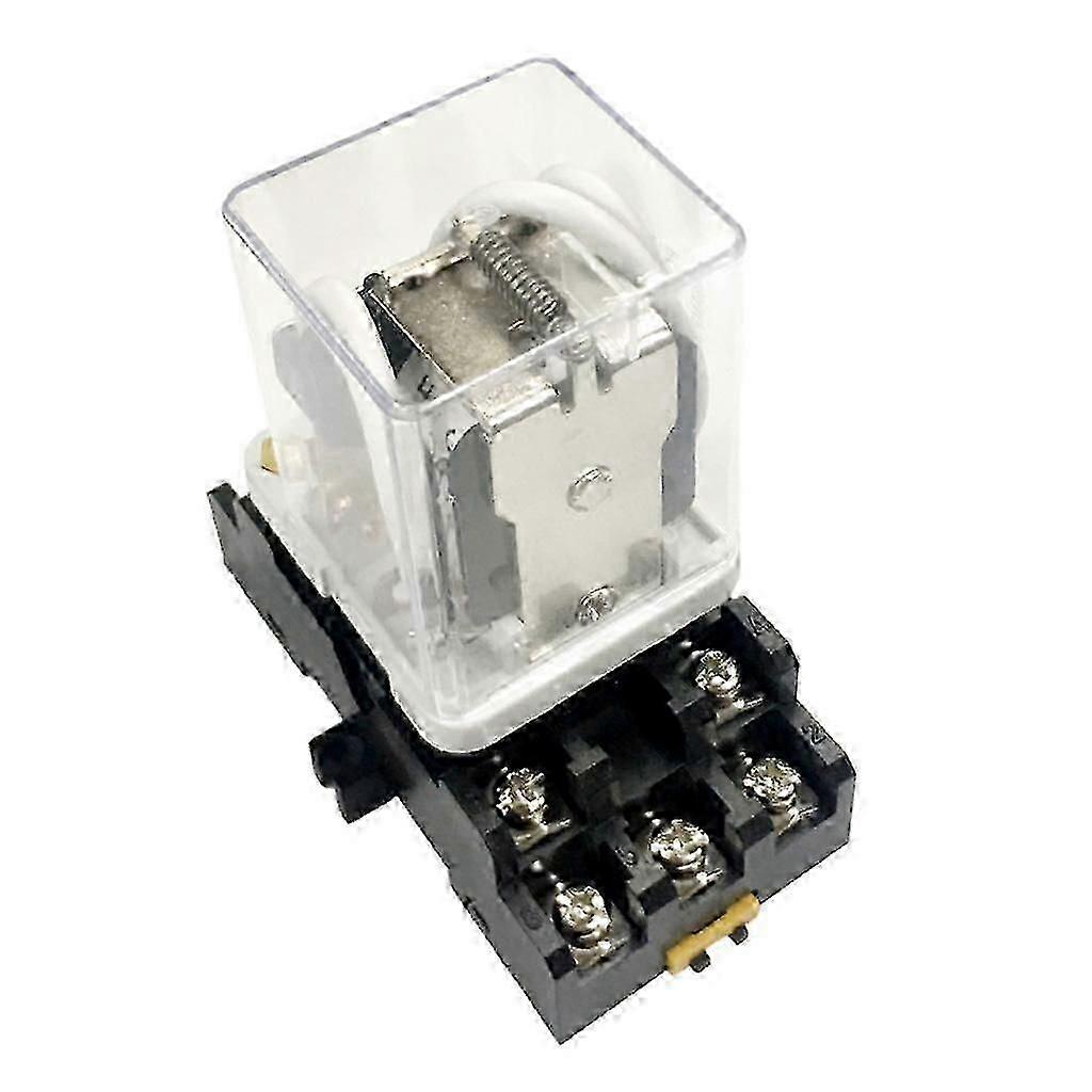 24VDC 240VAC JQX-38F relay high power with socket