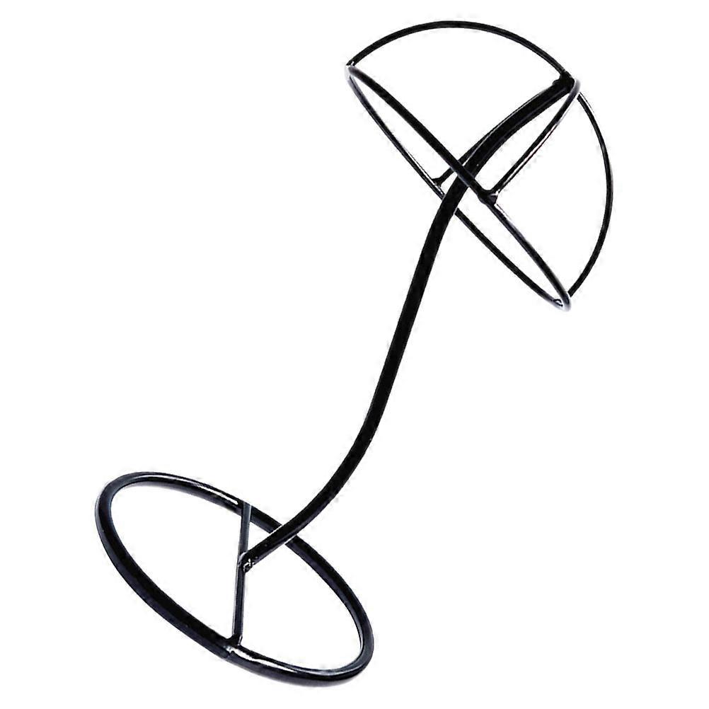 Black Metal Cap Display Rack for Hat Organizing Display Holder