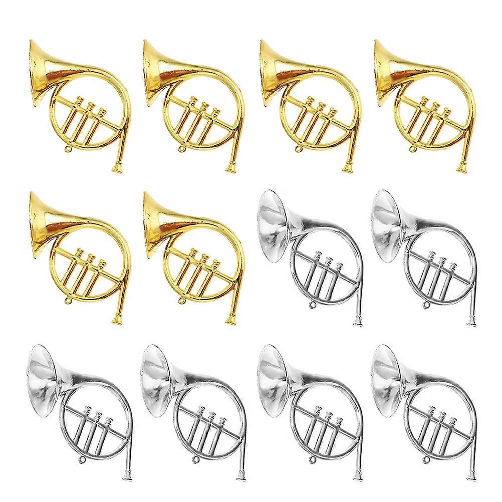 Christmas Instrument Pendants for Tree Decoration 48Pcs Assorted Colors
