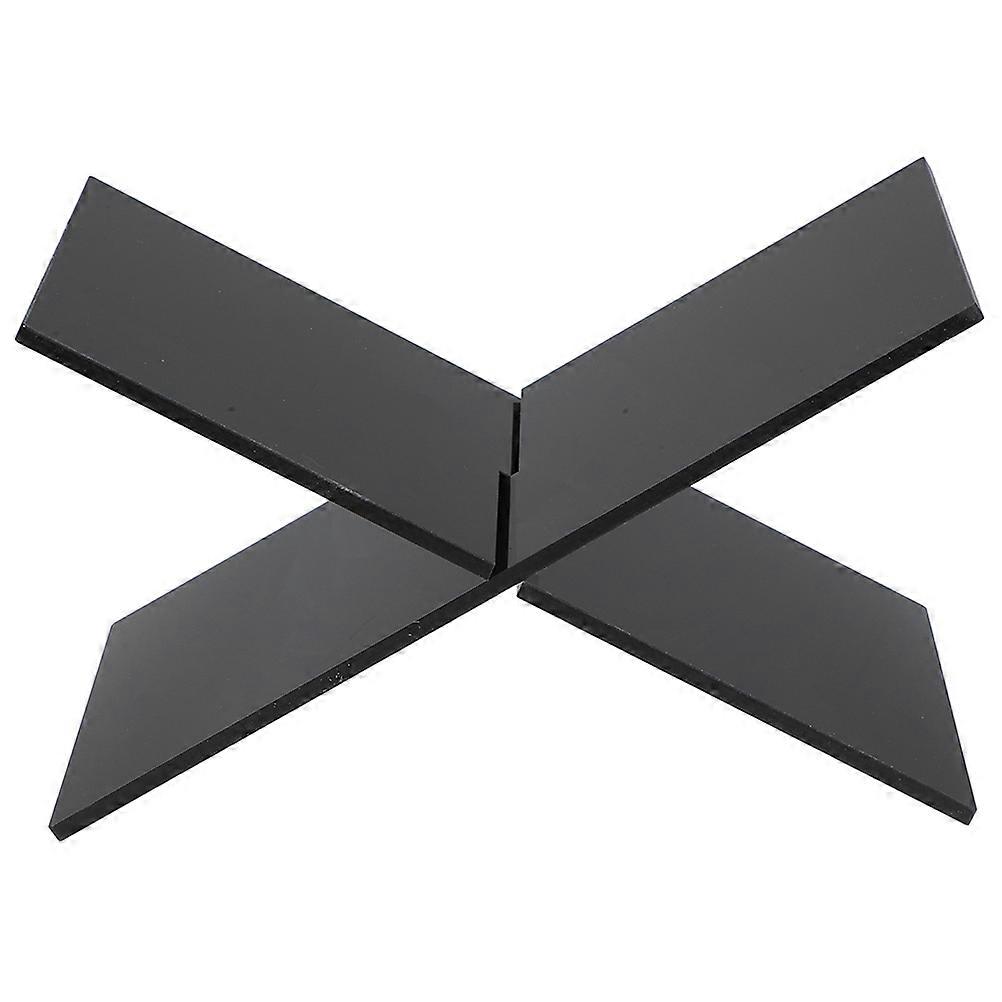 Black Recipe Stand For Displaying Cookbooks And Menus General Users Simple Design Acrylic 1 Set