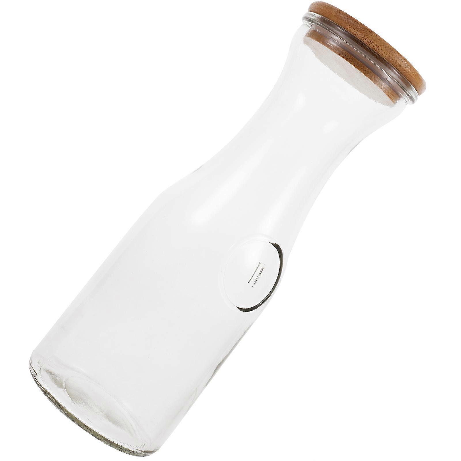 Glass Drinking Bottles Clear Yogurt Bottle for Reusable Use