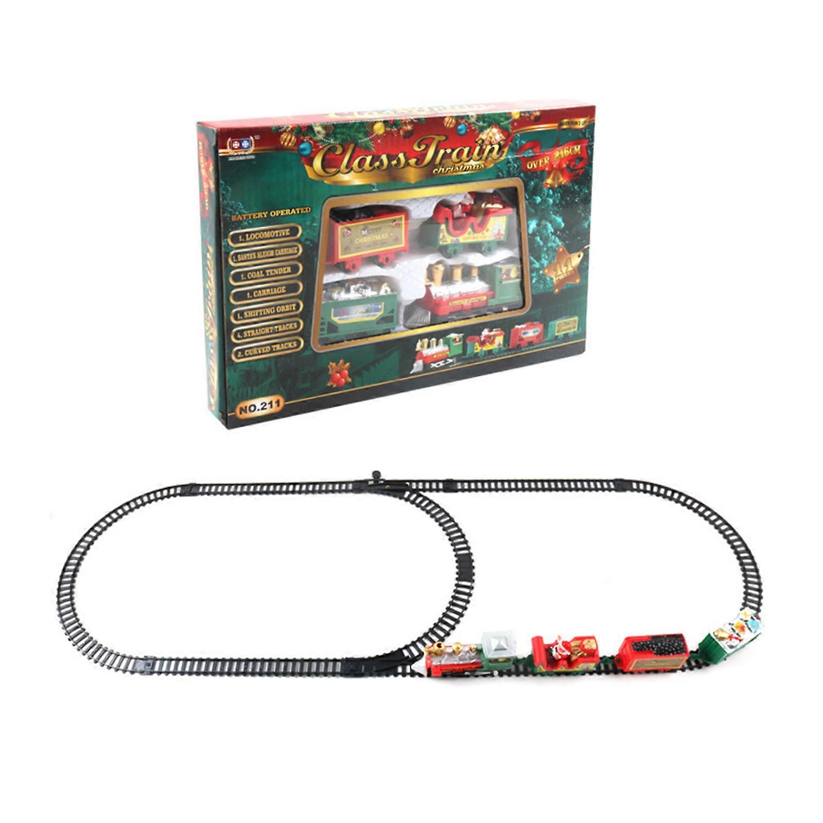 Jule-realistisk elektrisk togsæt, der fremmer intellektuel udvikling, mat maling, let