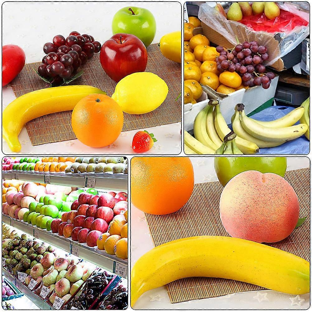 Simulation Banana Artificial Fruit Display for Tabletop Use 4Pcs