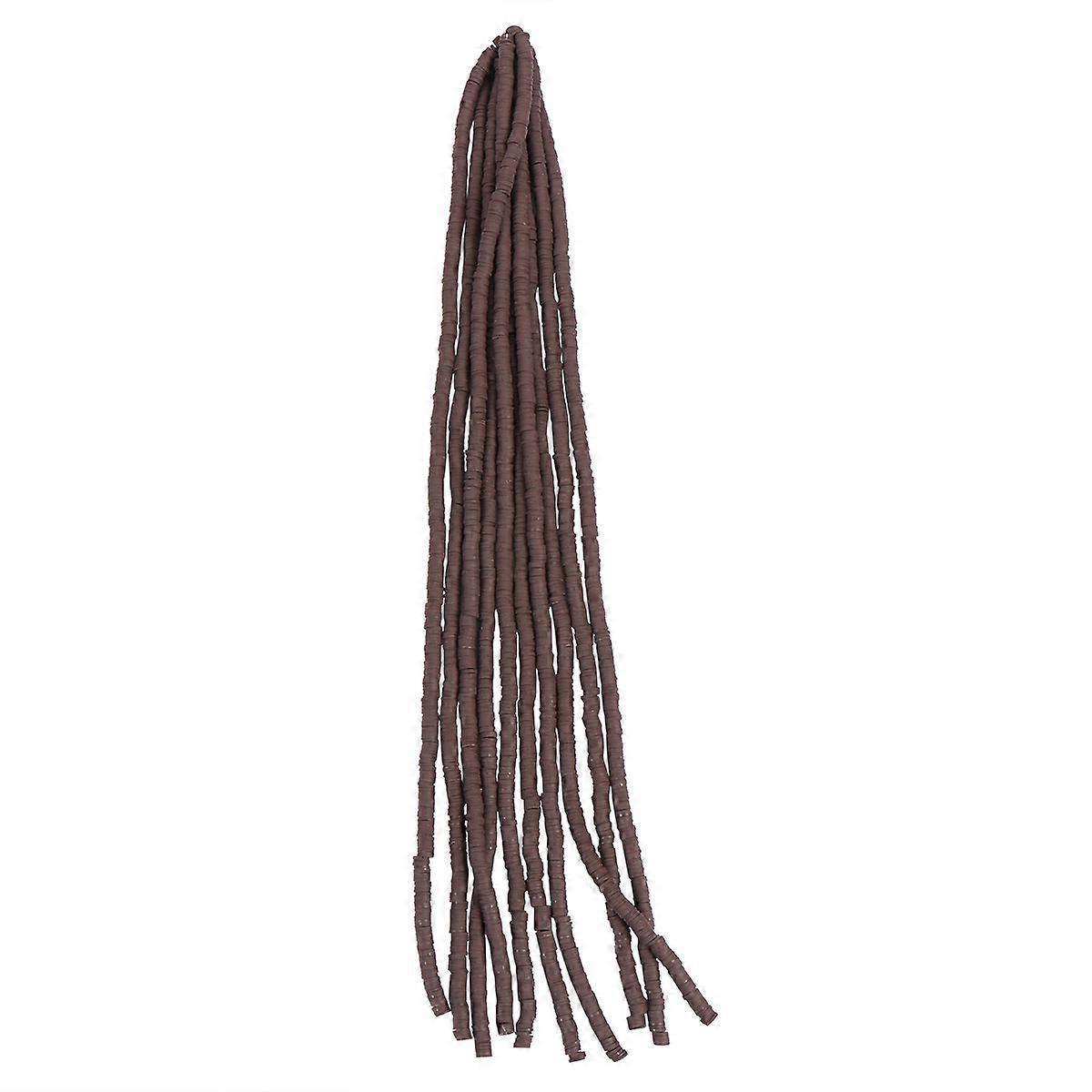 DIY Hand String Beads for Bracelet Creation 10Pcs Coffee Color