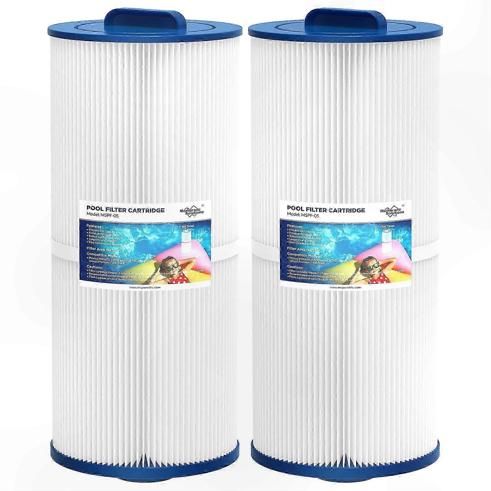 Hot Tub Spa Filters, 2-Pack Premium Replacement Filters Compatible with Various Models