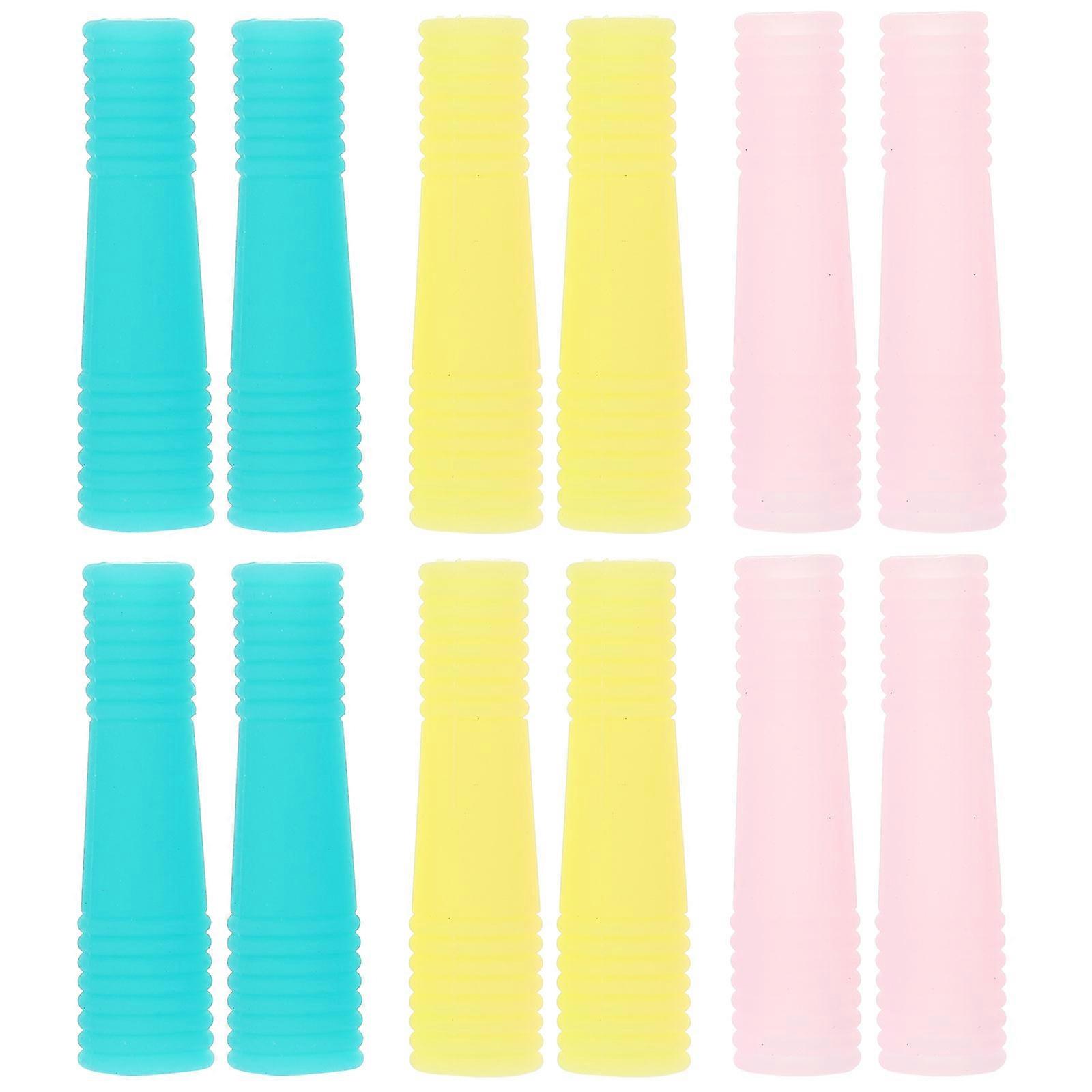 Silicone Cuticle Cutter Handle Sleeve for Protection 36Pcs Durable