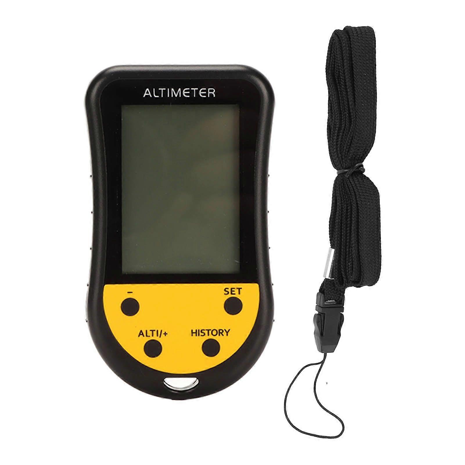 Multifunctional Electronic Altimeter Barometer Weather Forecast Full Screen Backlit Display Electronic Dial for Outdoor