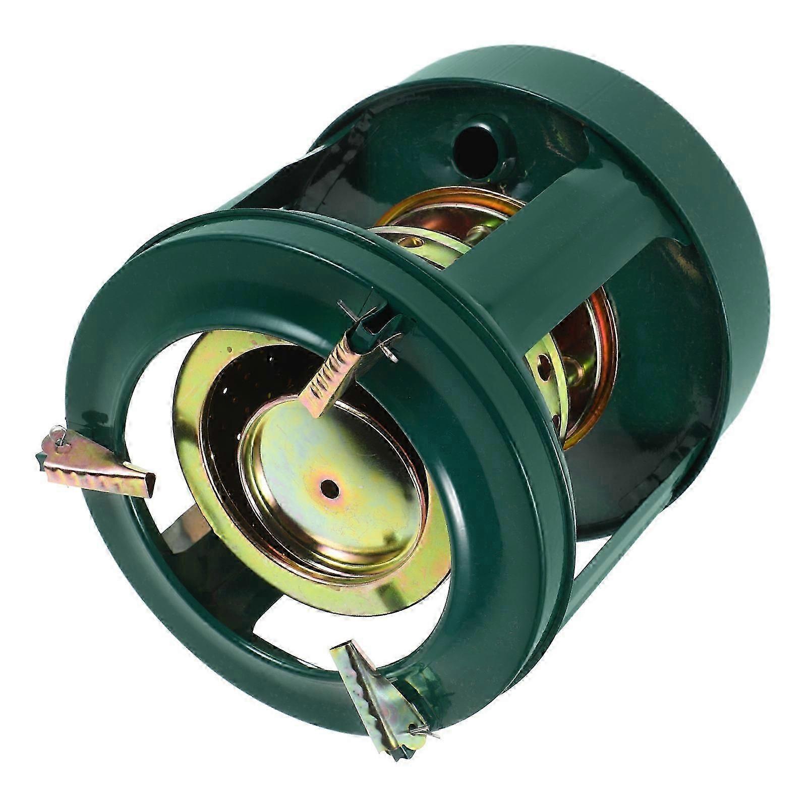 Rapid Heating Kerosene Heater 8 Wicks For Camping And Picnic Dark Green 1Pcs