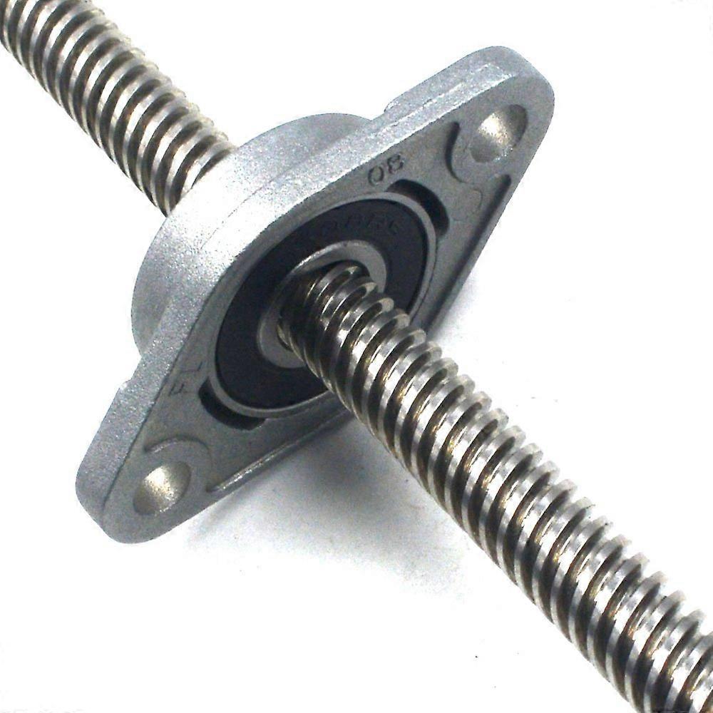 1Set 200mm de longitud 8mm Plata de diámetro Vertical 2mm Tornillo de avance