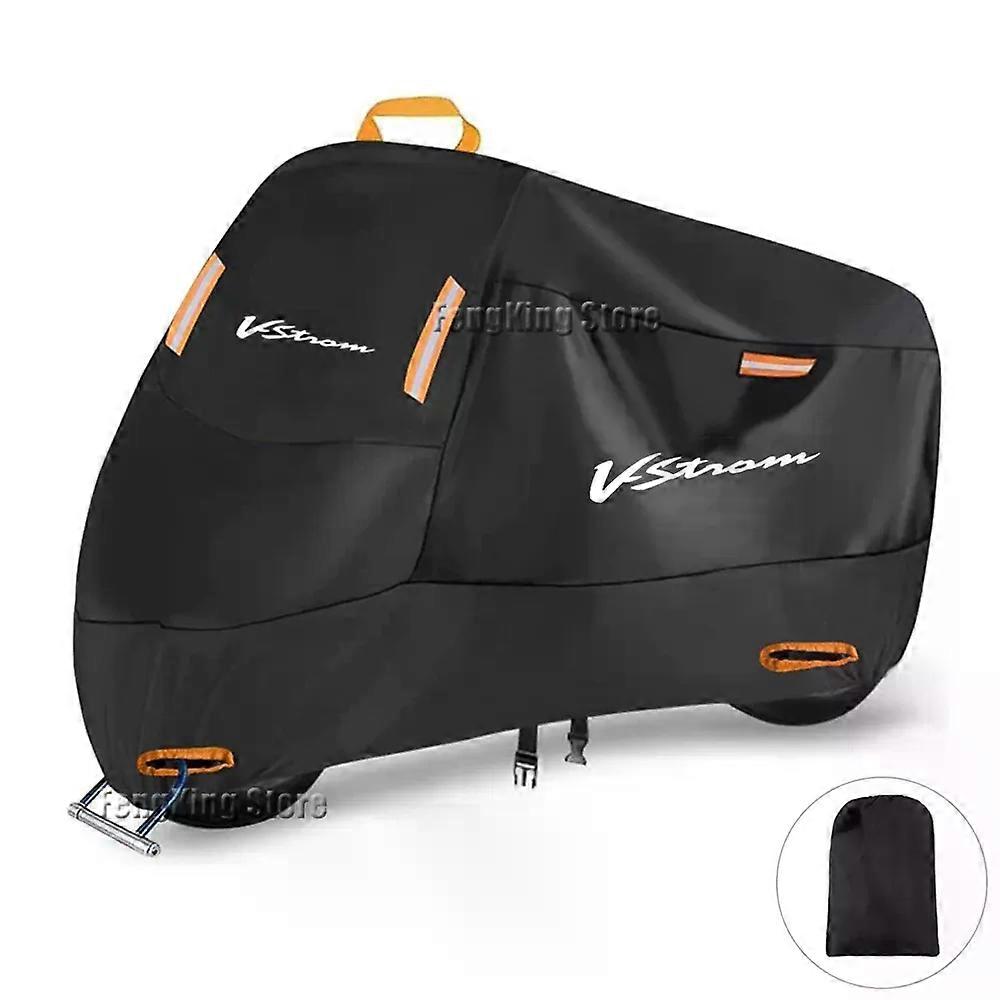 Capa de motocicleta requintada para Vstrom DL 250 650 1000 V-Strom 650XT 1000XT à prova d'água para scooter ao ar livre com proteção UV e capa de chuva