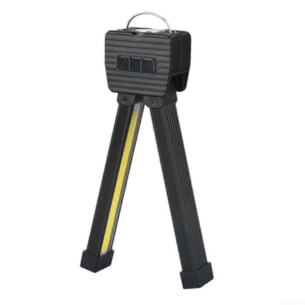 USB Rechargeable Waterproof Magnetic LED Work Light, COB LED, 6 Lighting Modes, Adjustable Angle, Aluminum Alloy Body
