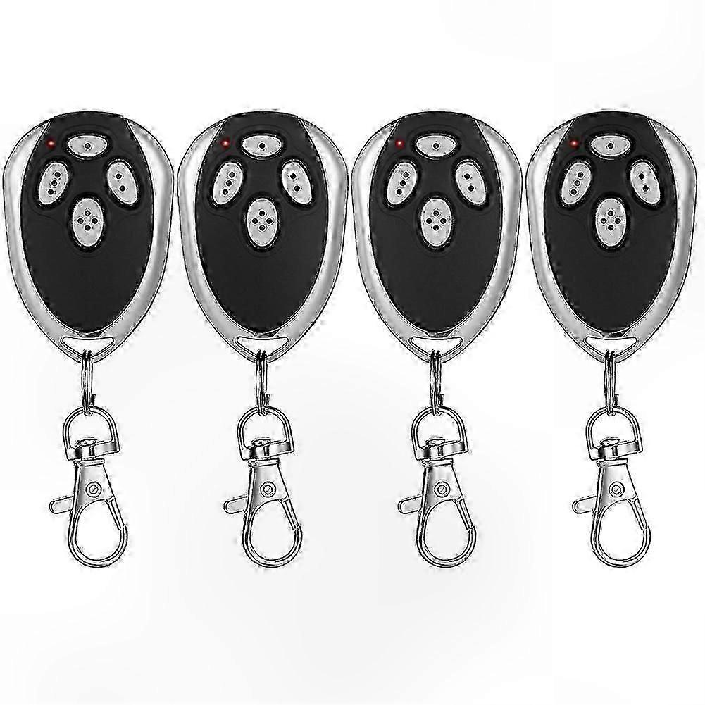 4 Pcs 4-Channel Gate Opener Remote Compatible for LM123 433.92MHz Garage Door Remote Control Transmitter