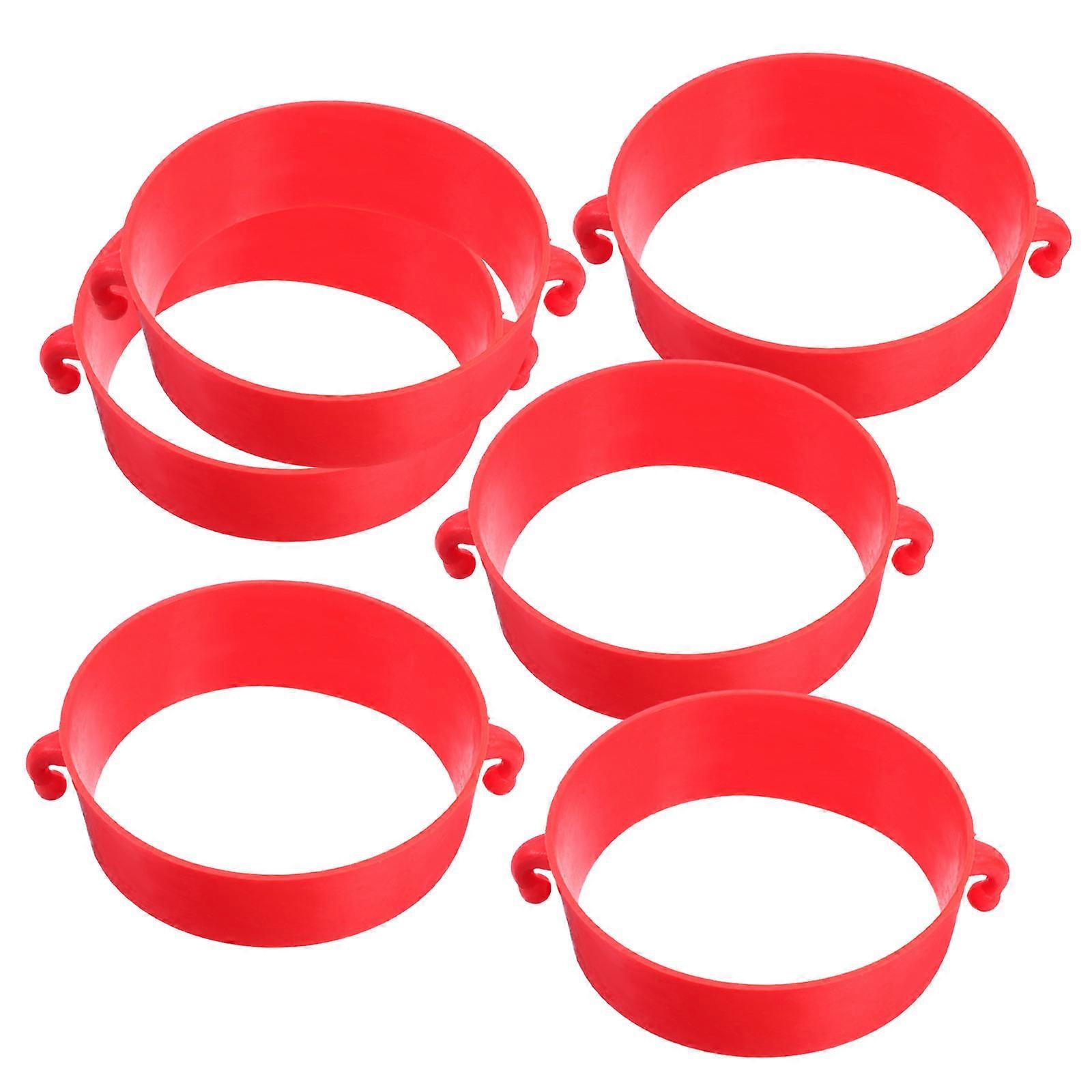 6Pcs Plastic Traffic Cone Connector Kit for Construction Safety Use