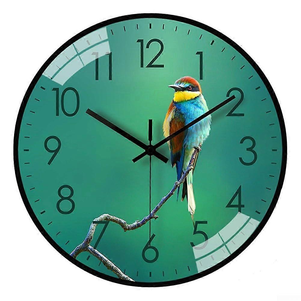 Acrylic Quartz Wall Clock 8Inch Modern Design For Home Decor, Quartz Movement, Effortless Time Checking (B)