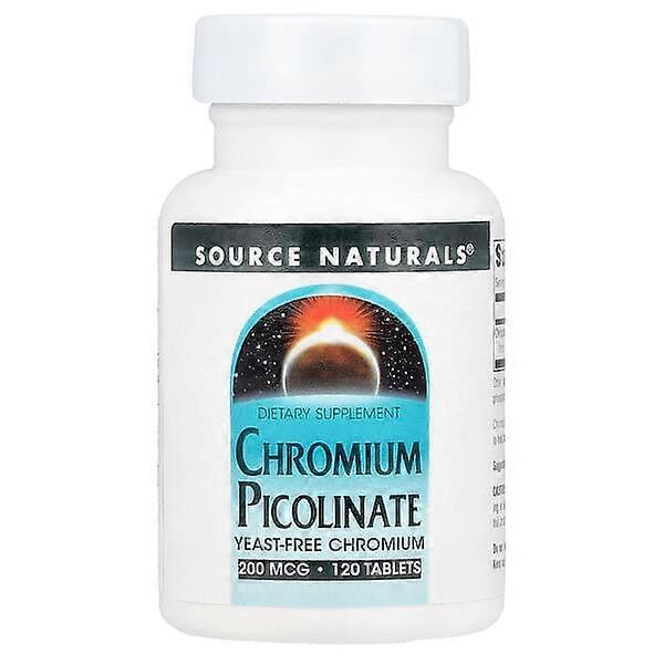 Source Naturals, Chromium Picolinate , 200 mcg, 120 Tablets