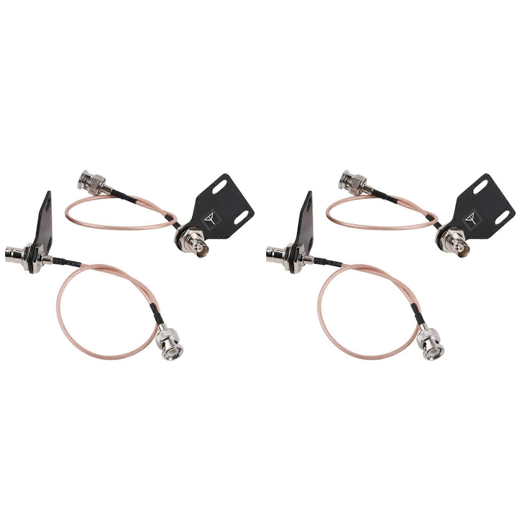 2X Wireless Microphone Receiver Antenna Extension Interface Board with Cable