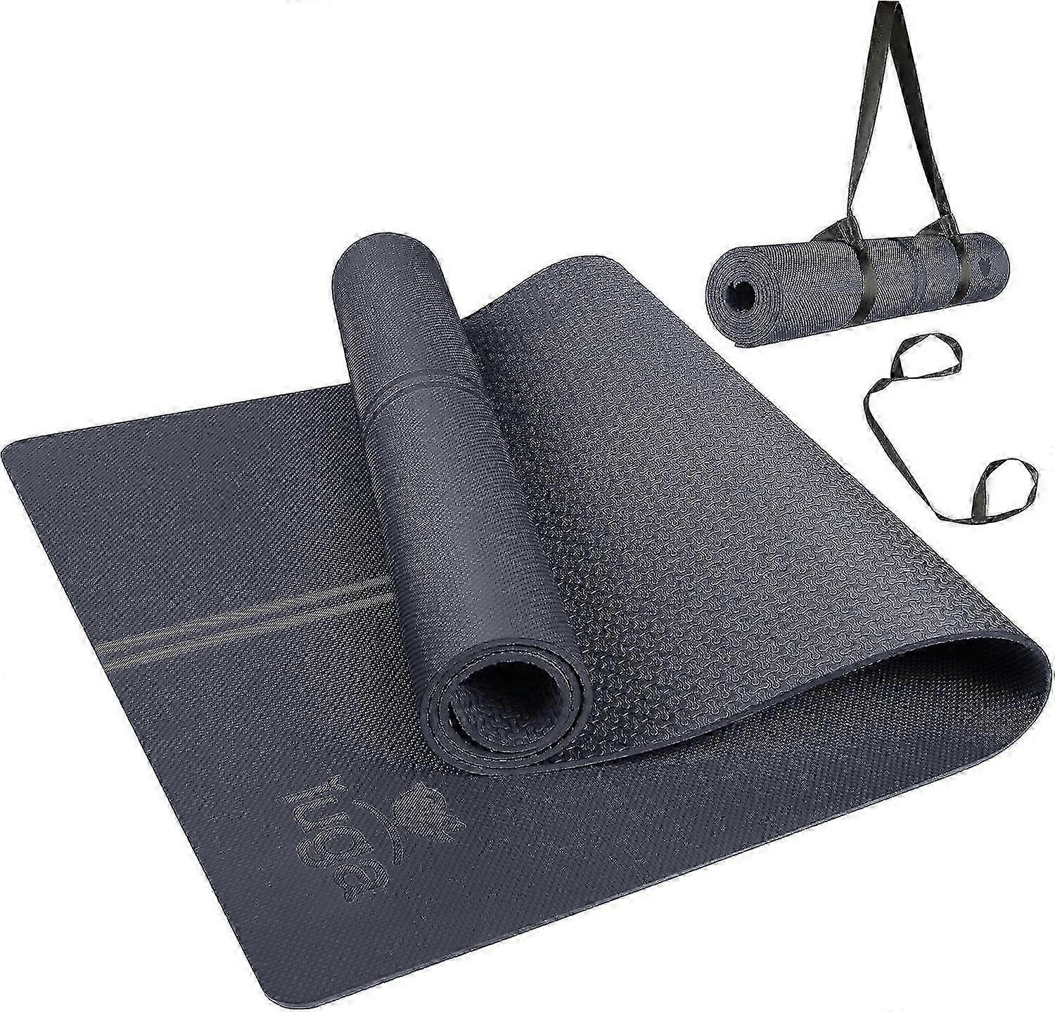 Exquisite Non-slip Yoga Mat With Alignment Lines