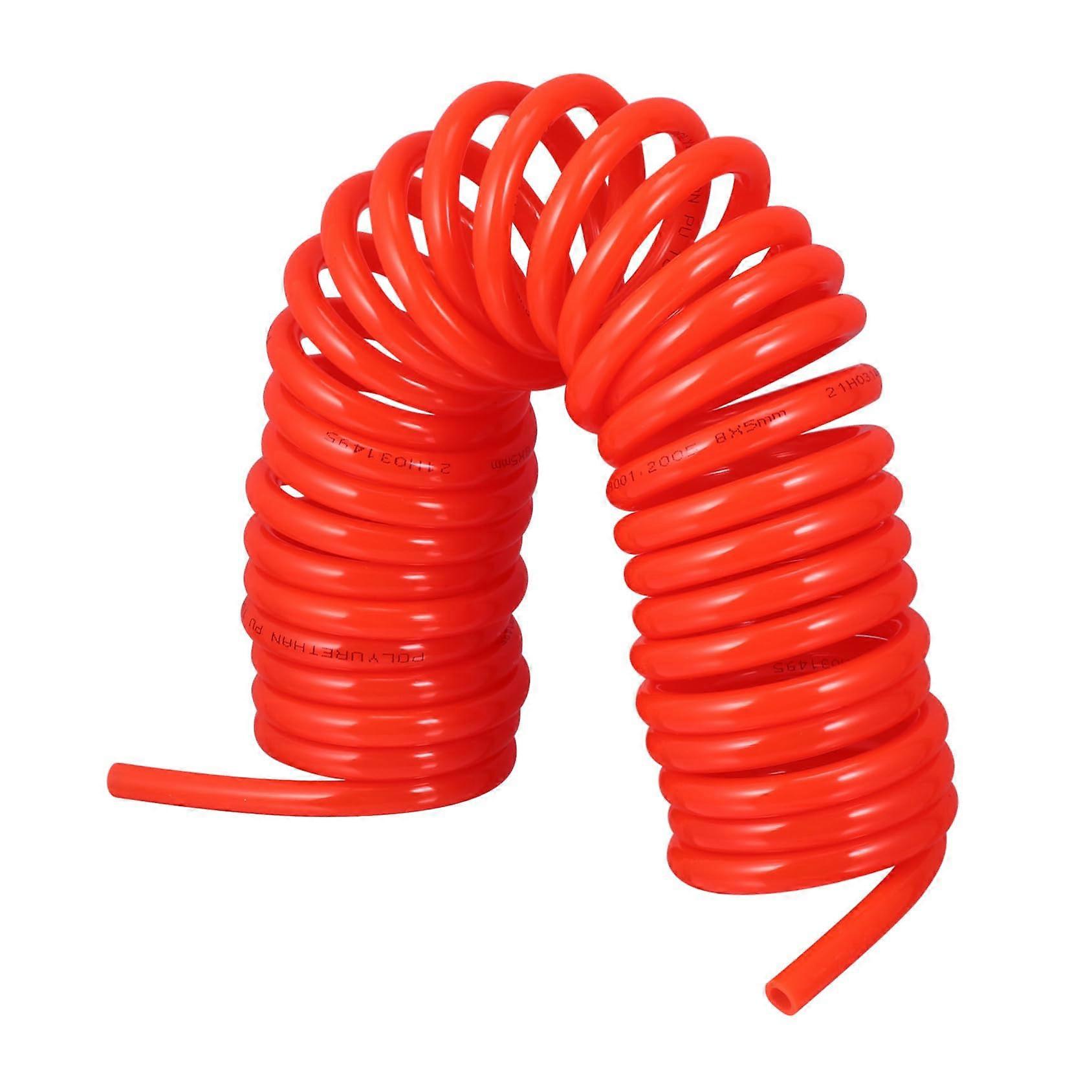 PU Recoil Air Compressor Hose Expandable Pressure Polyurethane Tube For Pneumatic Tools Without Connector