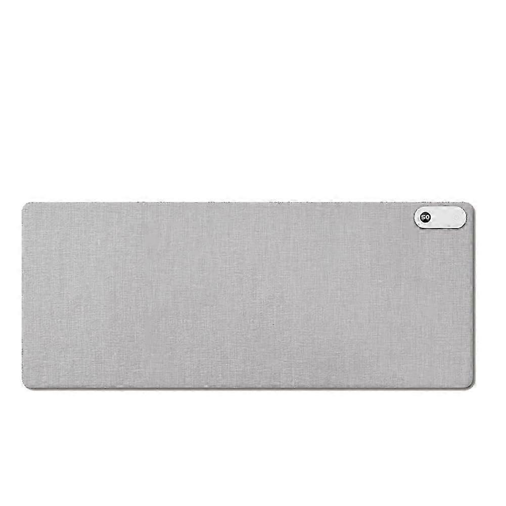 80x33cm Waterproof Heat Mat with EU Plug: Grey Hand Warmer Pad for UK Winter Desk Use with Temperature Control