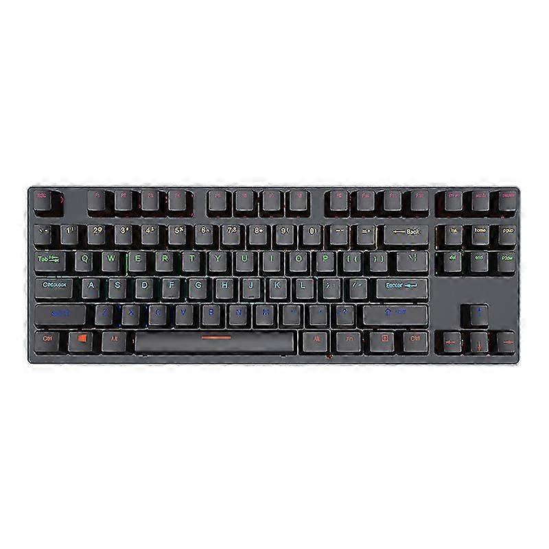 K550 Wired Mechanical Keyboard Sensitive 87 Keys Green Axis Game Competitive Office Keyboard