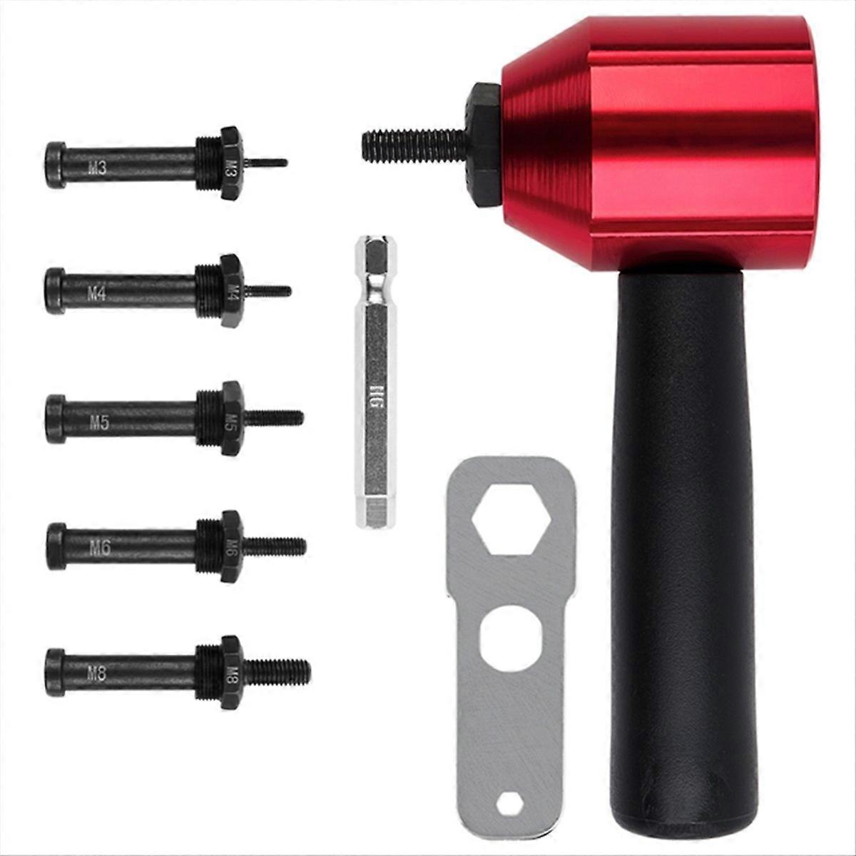 Metric Rivet Nut Converter Nut Riveting Tool for Electric Drill