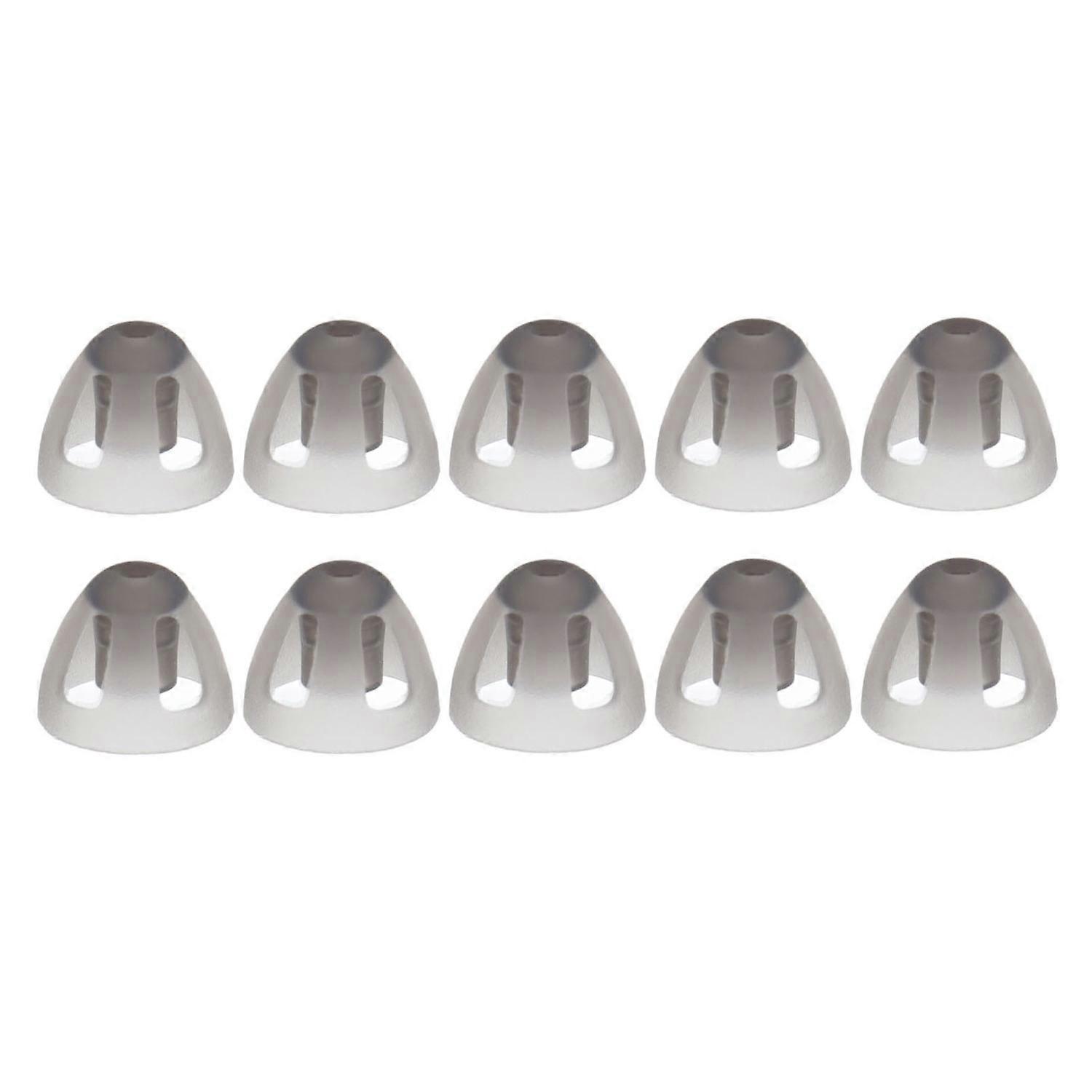 10 Pcs Hearing Aids Dome Soft Open Domes Black Layer Replacements Eartip for The Elderly The Hearing