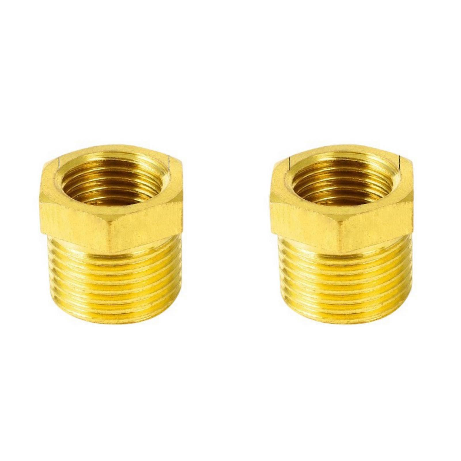 Multiple Size Pneumatic Brass Reducers Corrosion Resistant Hexagonal Socket Threaded Pipe Fitting For Gas Lines Multicolor