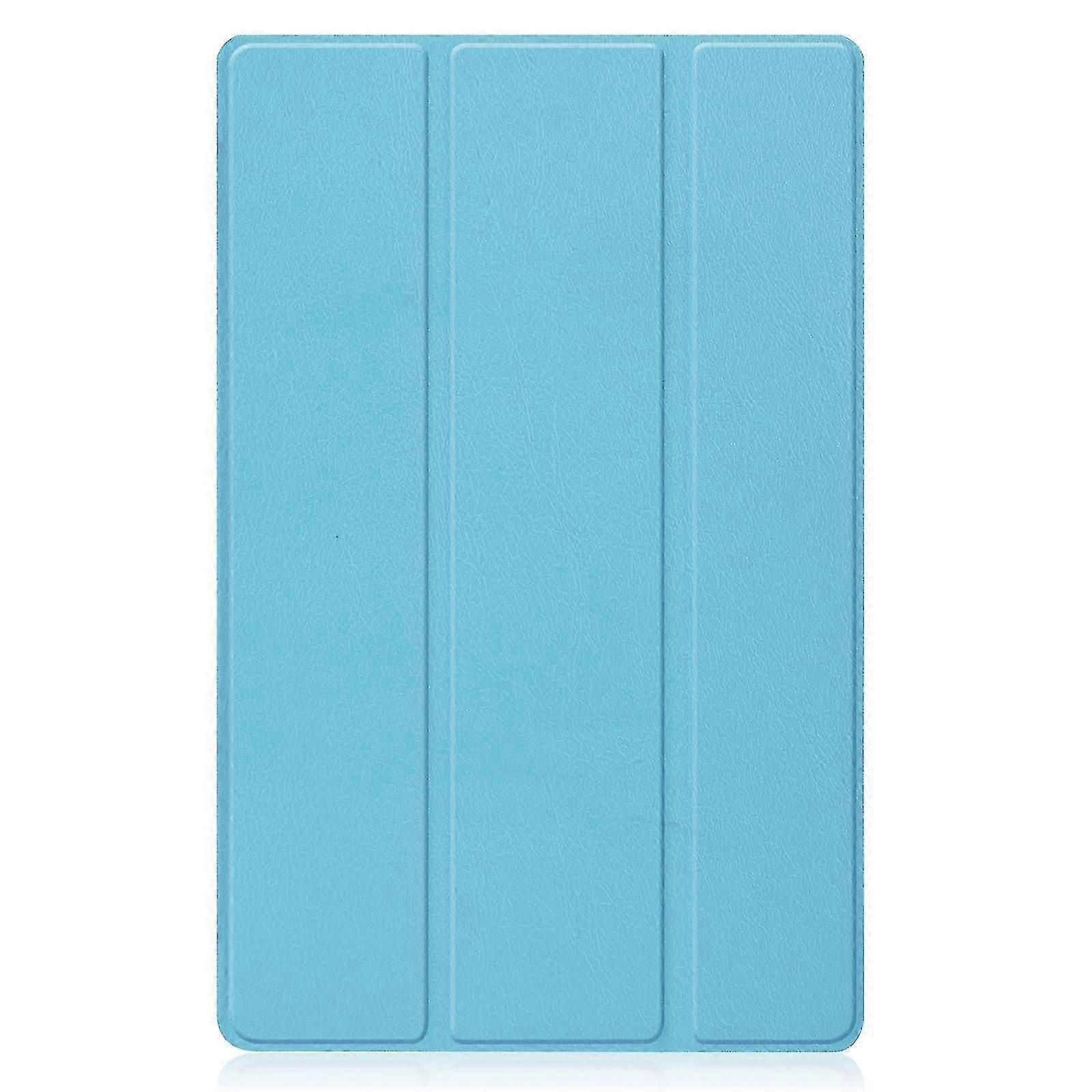 Tablet Case For Lenovo Qitian K10 TB-X6C6F / TB-X6C6X / TB-X6C6NBF Custer Texture Horizontal Flip Leather Case with Three-folding Holder &Sleep / Wake